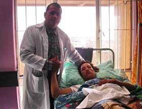 Joven namibio salvado por médico cubano